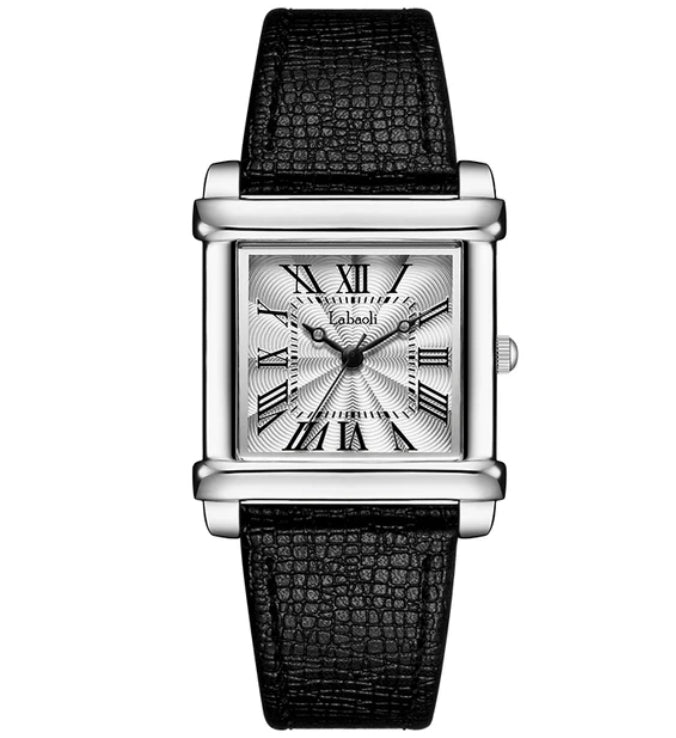 Montre classique à chiffres romains pour femmes